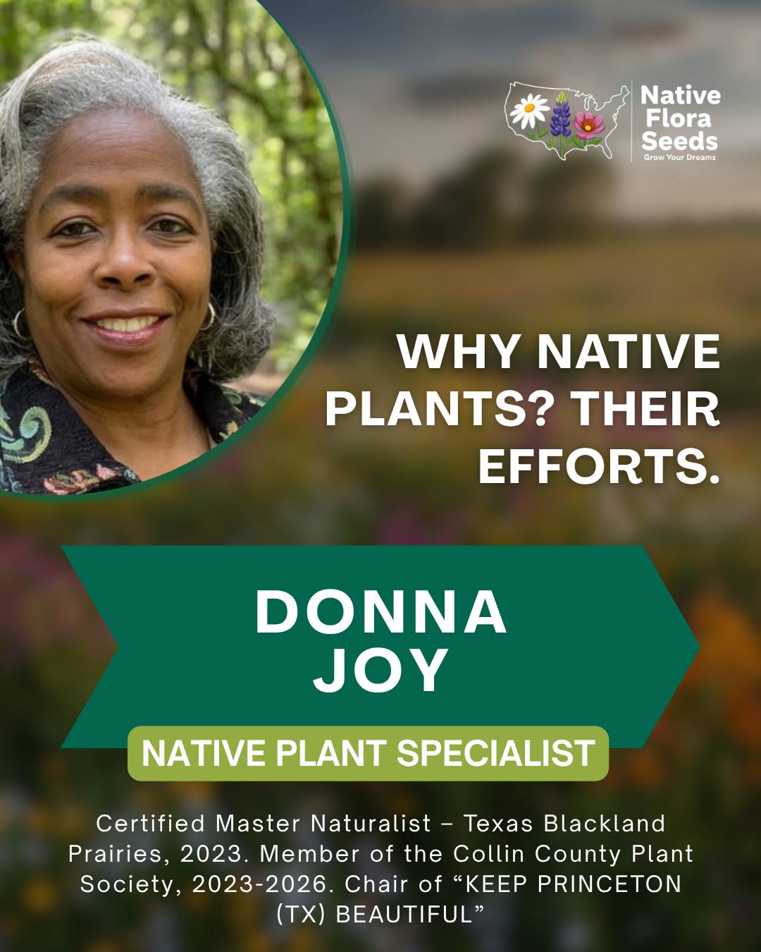 Meet Donna Joy: Why Native Plants Are My Joy